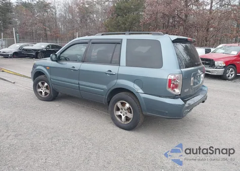 2007 Honda Pilot Ex-L из США, поврежденный, VIN 2HKYF18537H525090
